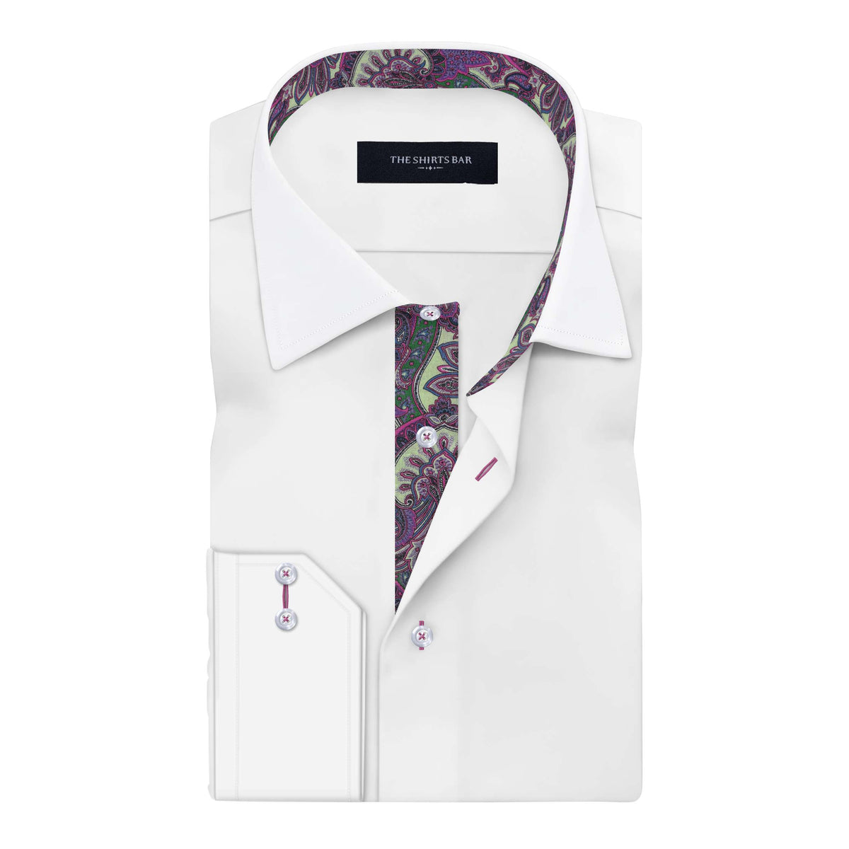 Neo White Plain Shirt