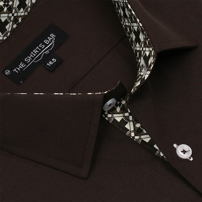 Crystal Fabric Plain Shirt