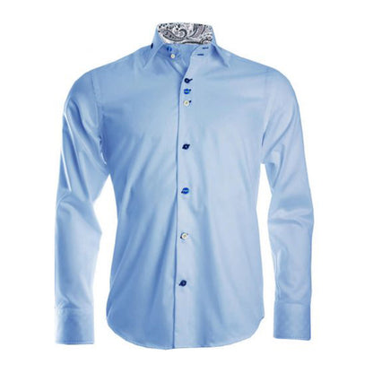 Men Blue Shirt