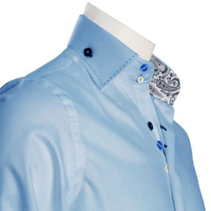 Men Blue Shirt