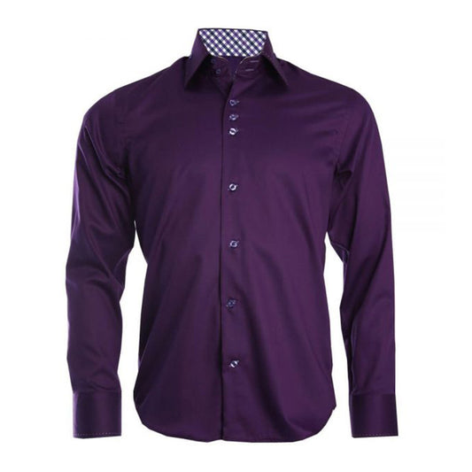 Herman Double Button Collar Purple