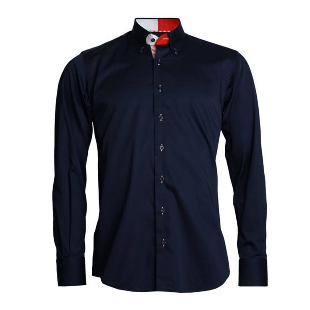 Daniel Navy Button Down Collar