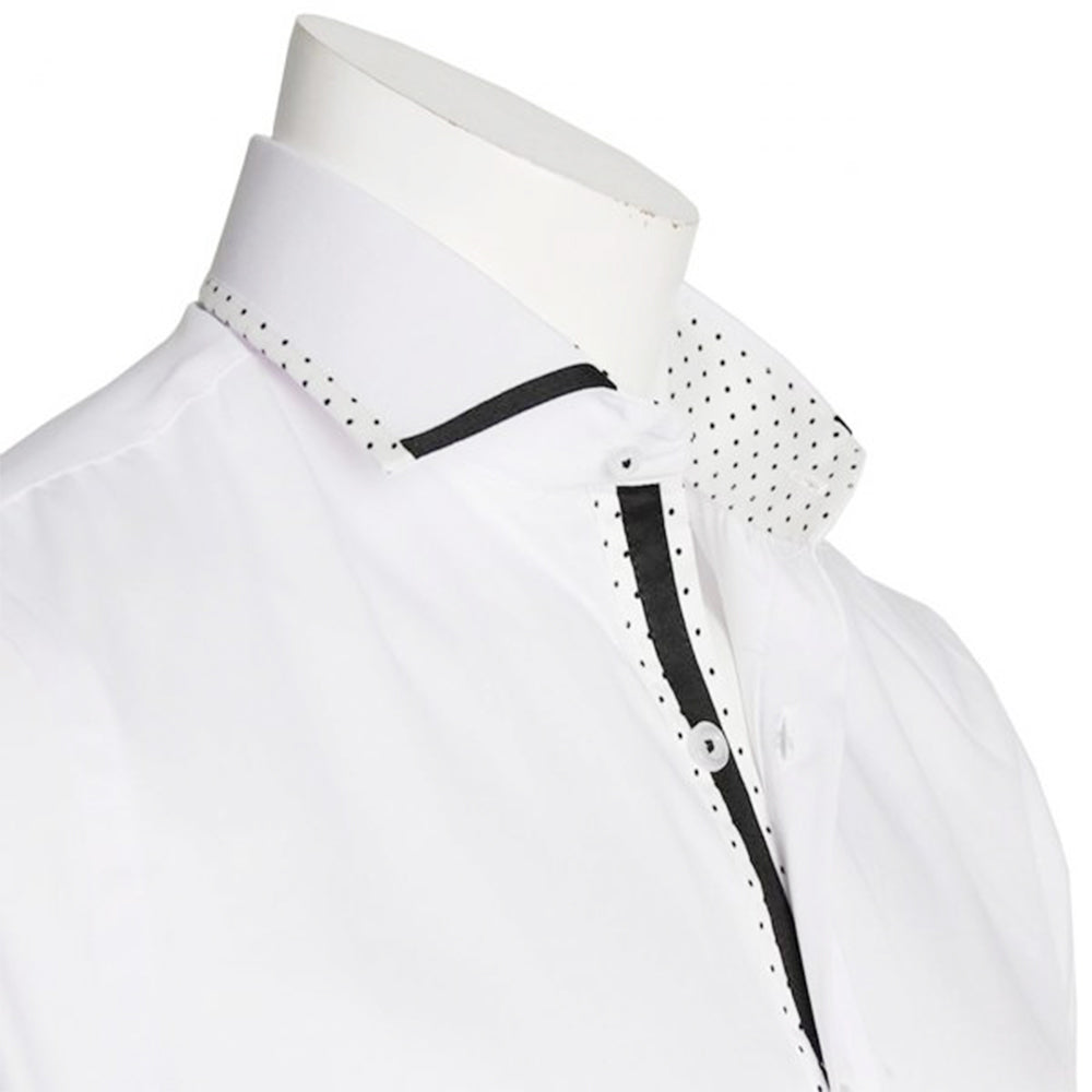 Stella Riley White Polka Dot Trim