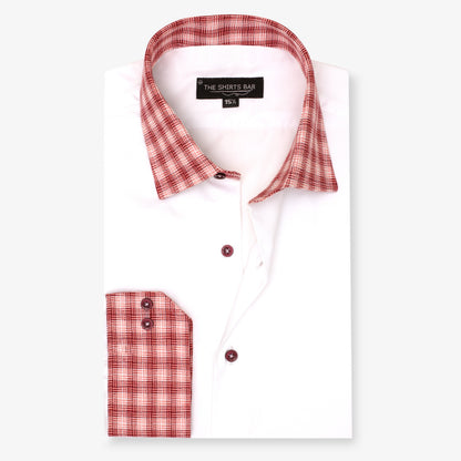 White Red check