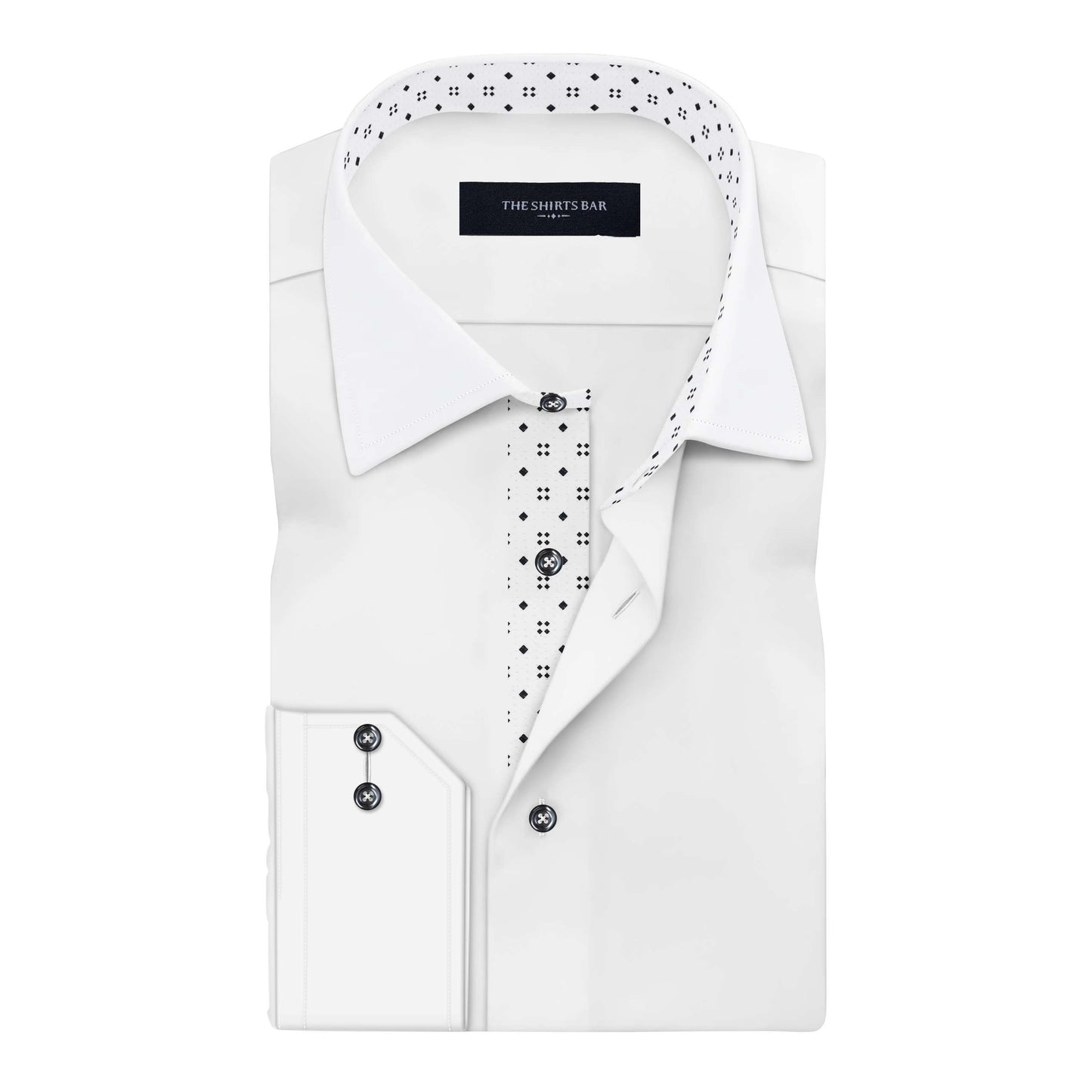 Stein White Plain Shirt