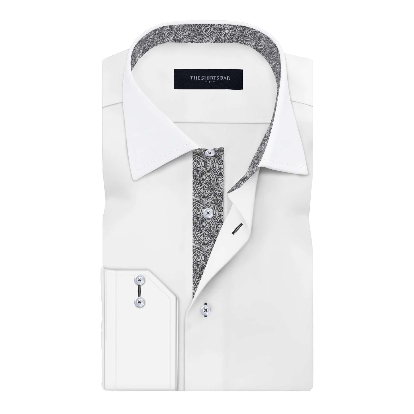 Barron White Plain Shirt