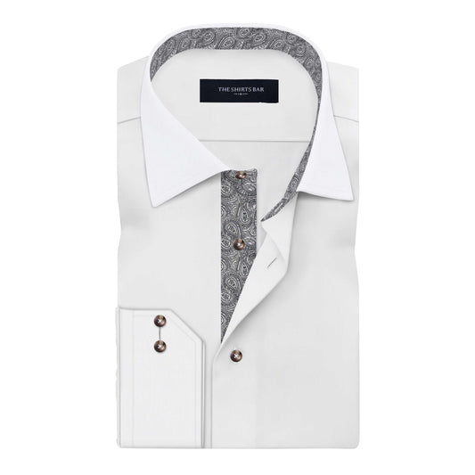 Twill White Shirt