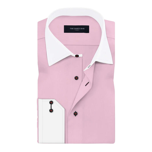 Pink Plain  Shirt